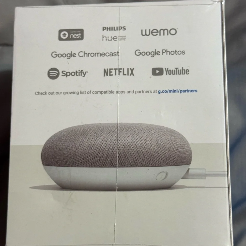 Google Home Mini Smart Speaker with Google Assistant New in the box unopened
